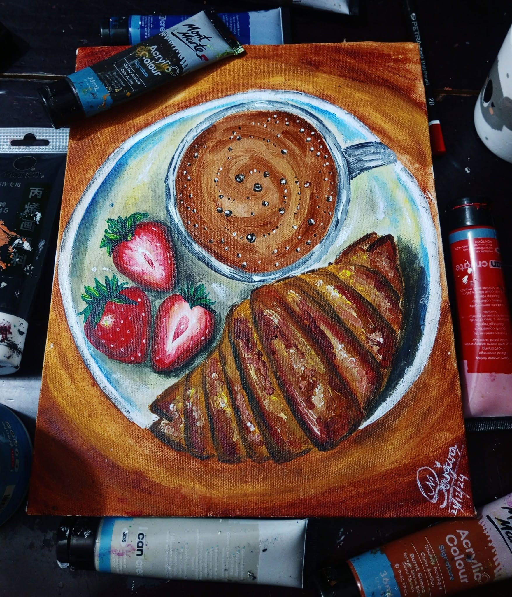 Croissant & A Cup of Coffee