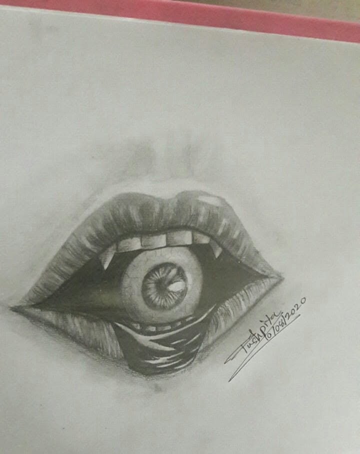 Lips & An Eyeball